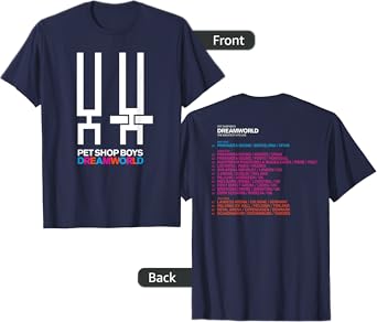 Pet Shop Boys Dreamworld Tour T-Shirt
