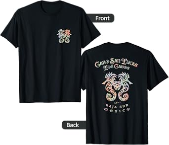JCombs: Cabo San Lucas, MX, Seahorses (Art on both sides) T-Shirt