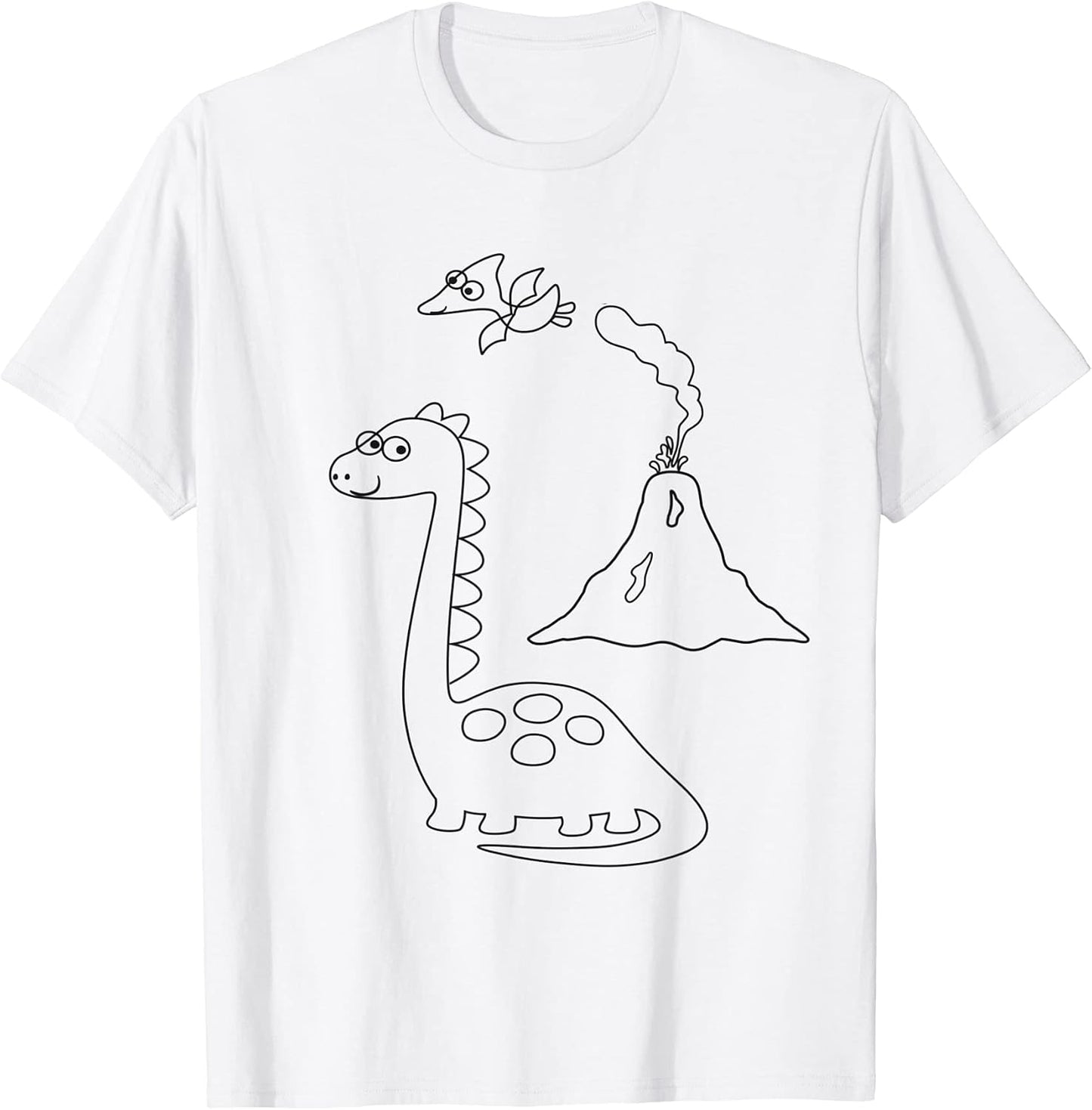 Creative Dino Dinosaurs - Paint & Paint Yourself T-Shirt