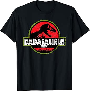 Dadasaurus Dinosaur Rex Father Day For Dad Funny Gift T-Shirt