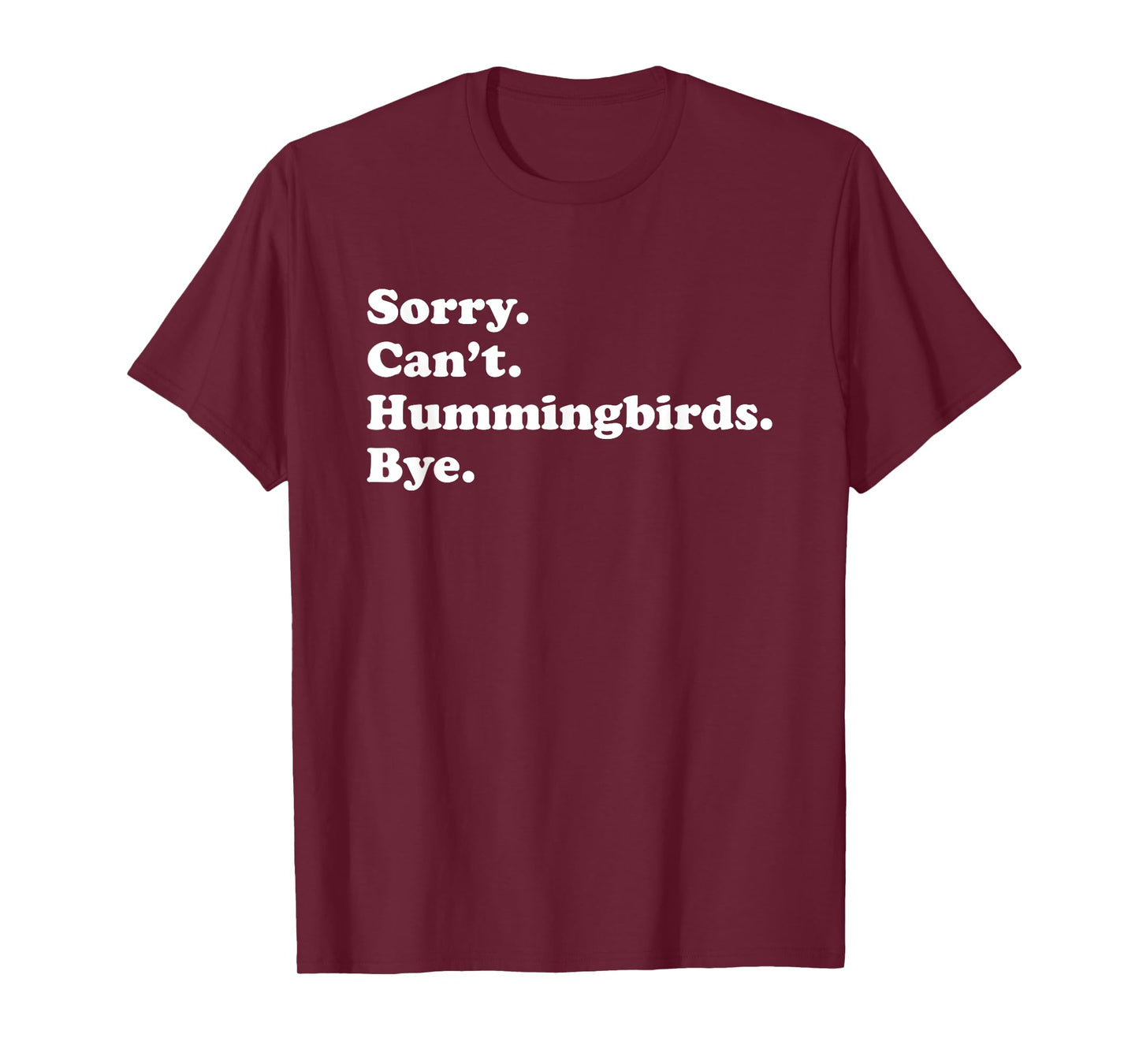 Funny Hummingbird Bird Gift for Men Women Boys or Girls T-Shirt
