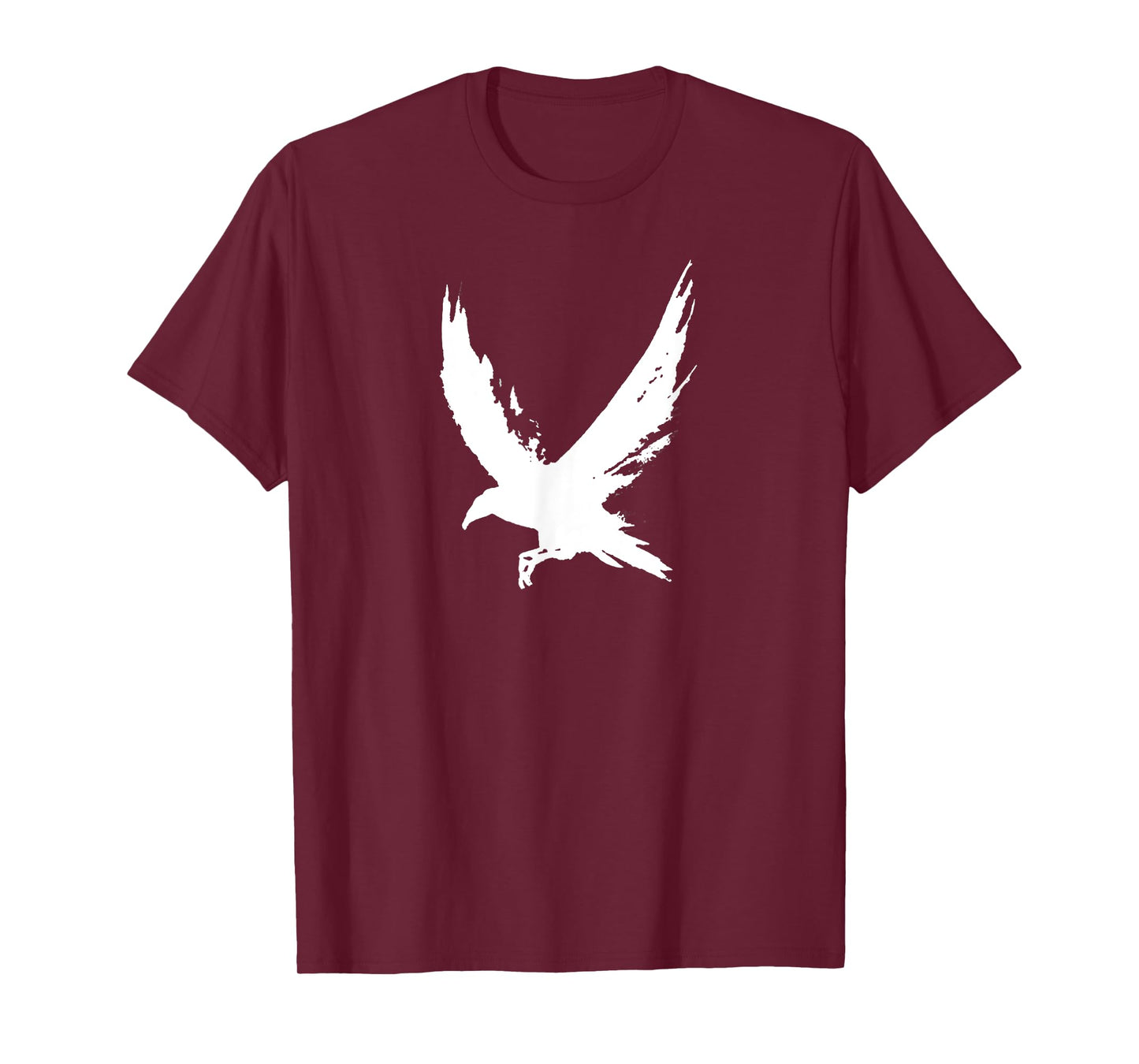 Crow Raven Shirt Distressed Flying Bird Crow Tee Shirt T-Shirt