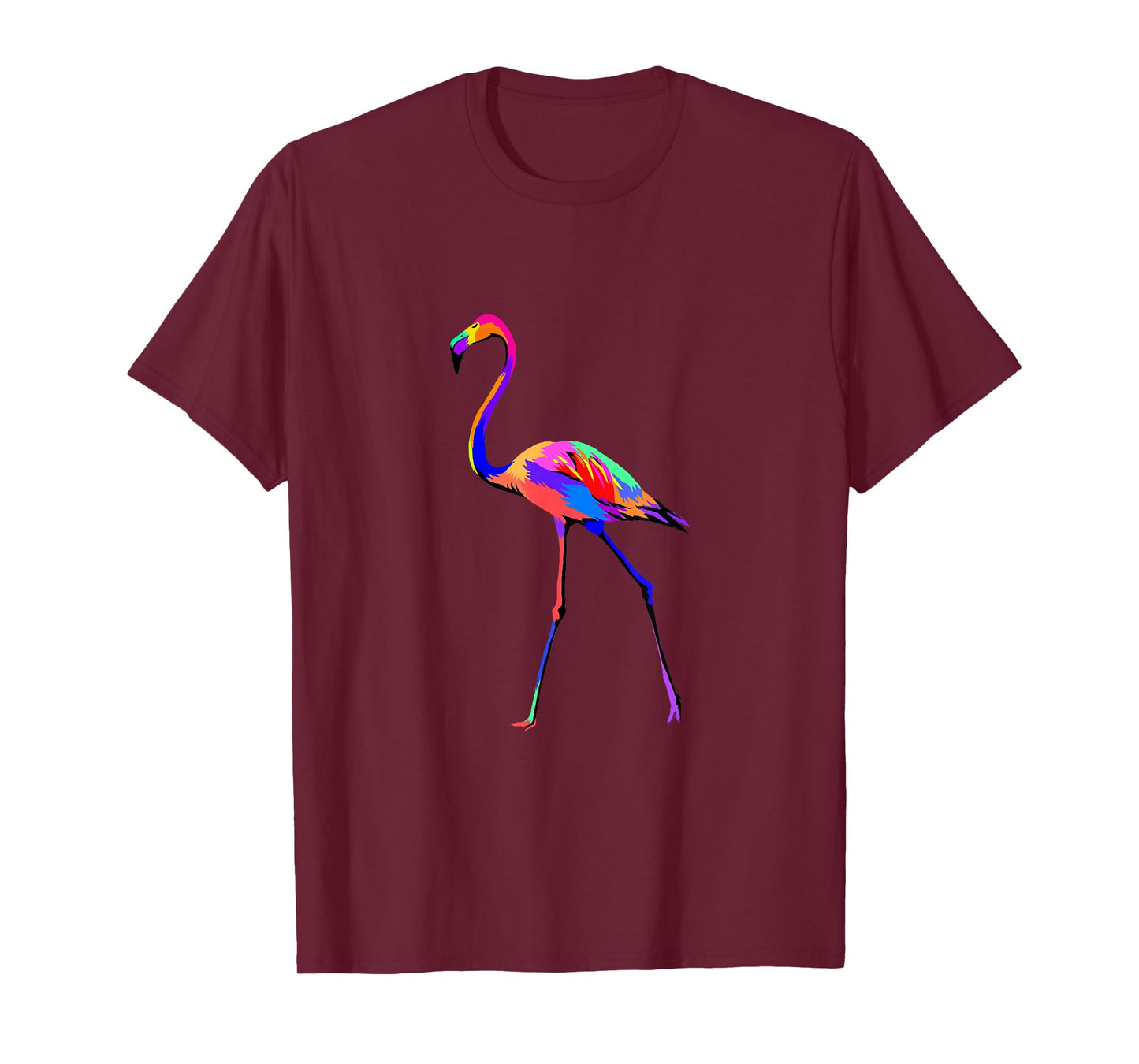 Pop Art Flamingo Shirt Colorful Animal Bird Lover Birder T-Shirt