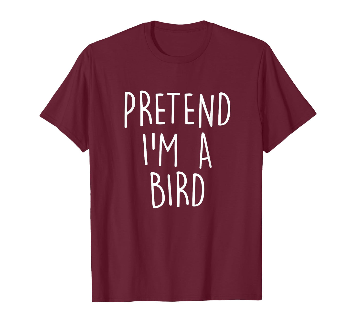 Pretend I'm A Bird Funny Easy Halloween Costume Party T-Shirt