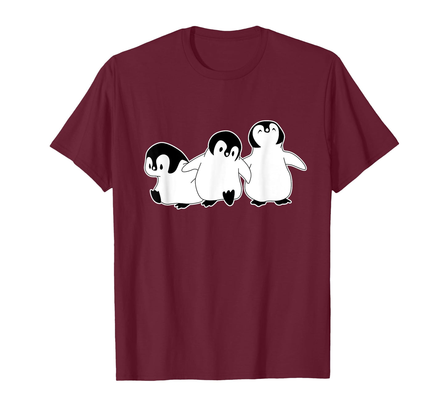 Cute Penguins Cheerful Animal World Birds Penguin Children T-Shirt