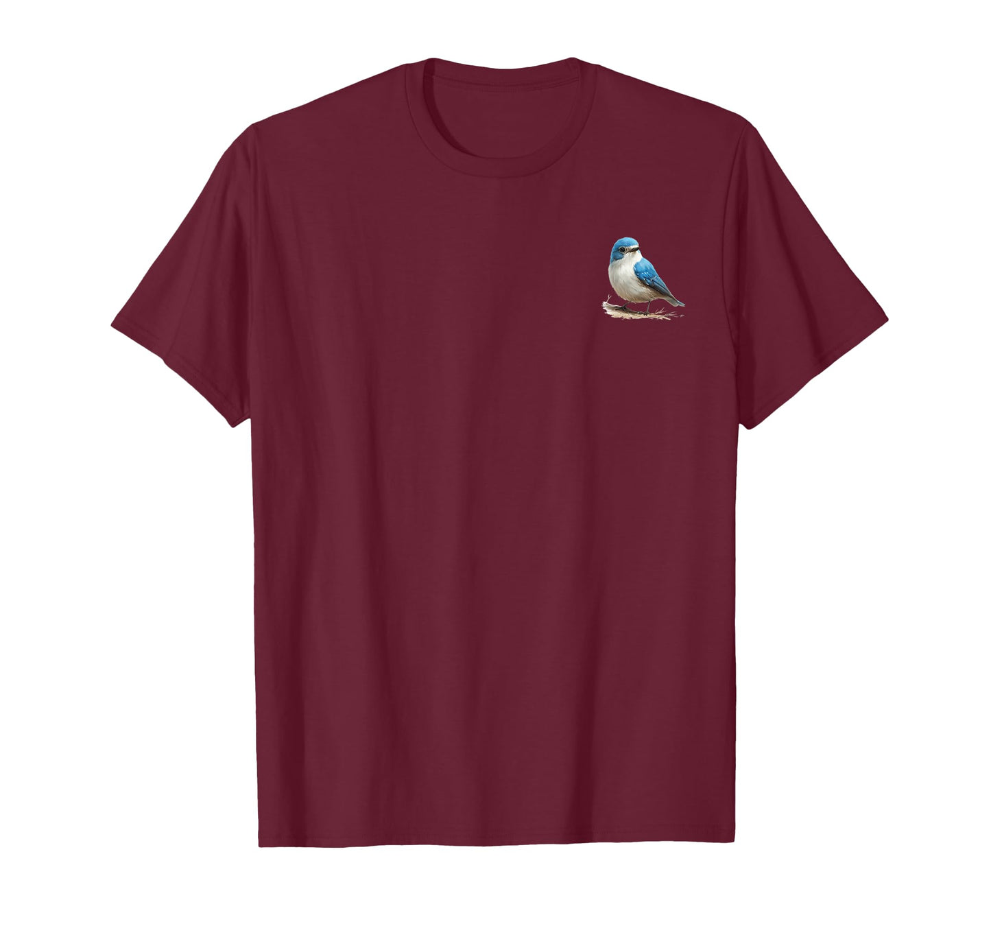 Bluebird in pocket - Watercolor Bluebird T-Shirt
