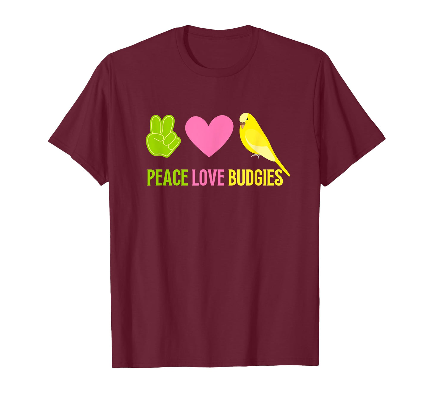 Budgie Shirt Pet Bird Budgie Parakeet Budgerigar T-Shirt