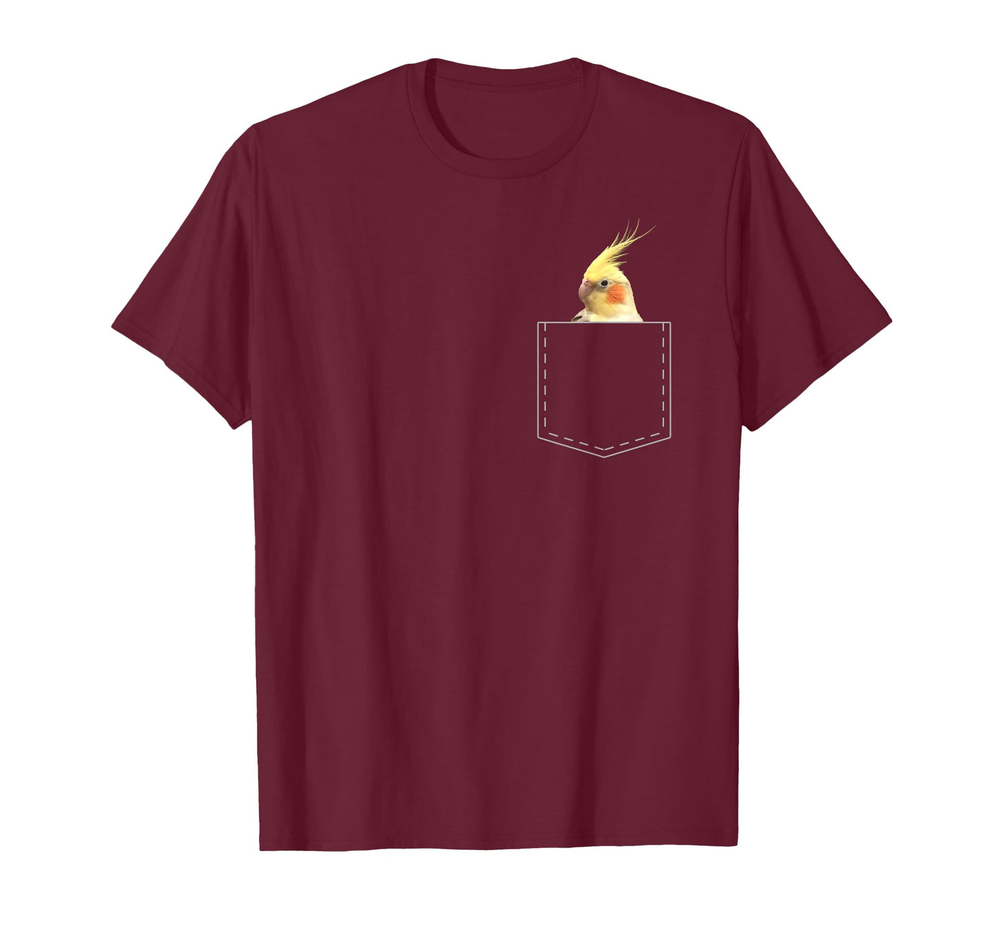 The Cockatiel Elegant Cute Bird Parrot Funny Item T-Shirt