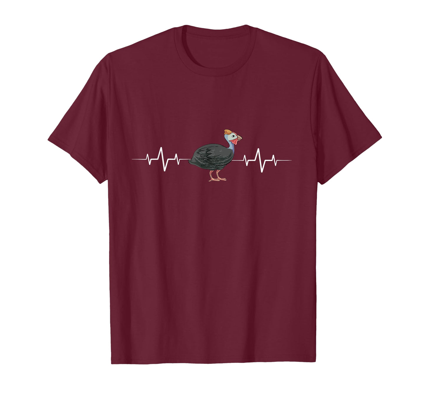 Guinea Fowl Heartbeat T-Shirt
