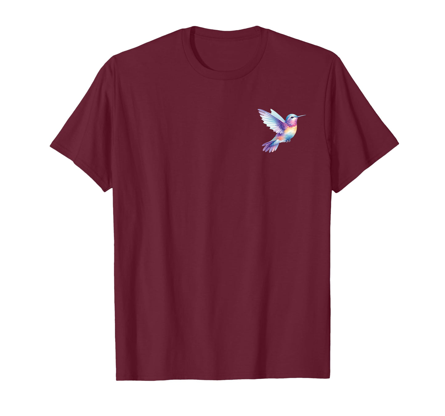 Hummingbird in pocket - Watercolor hummingbird T-Shirt