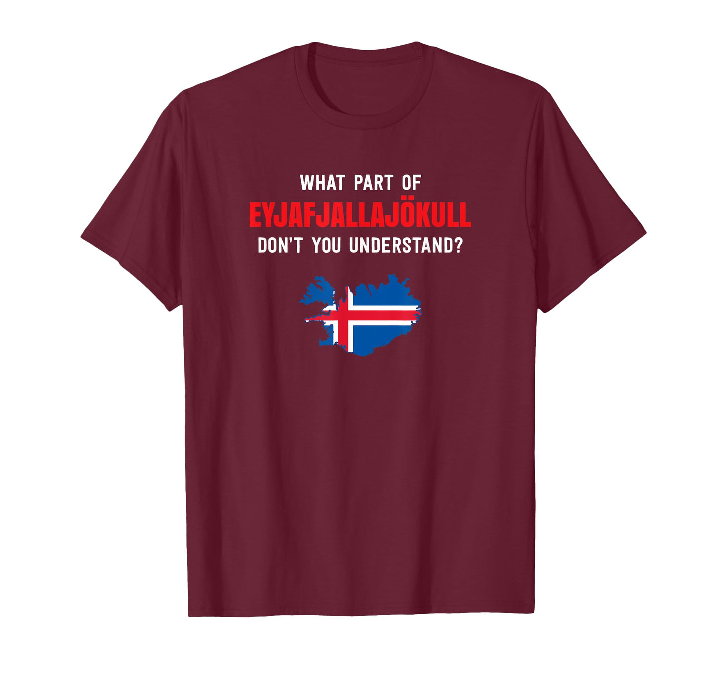 What part of Eyjafjallajökull, Iceland T-Shirt