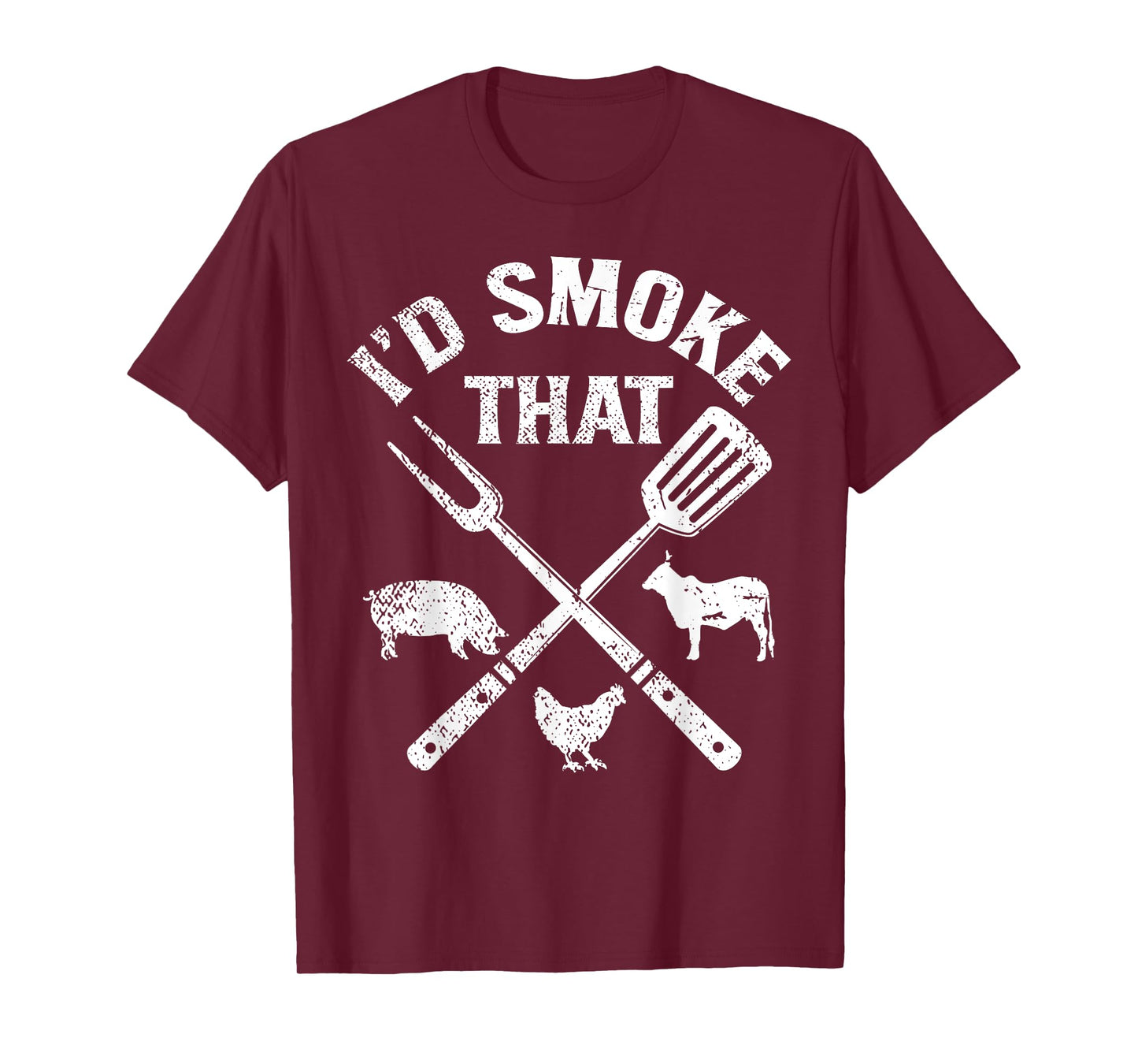 Id smoke that pig chicken cow bbq Top T-Shirt