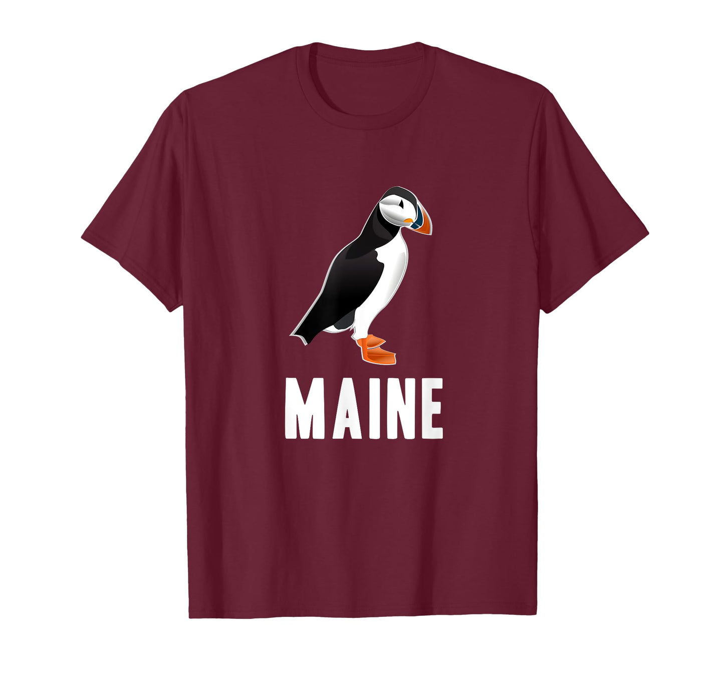 Puffin Bird Watching in Maine Souvenir Gift T-Shirt