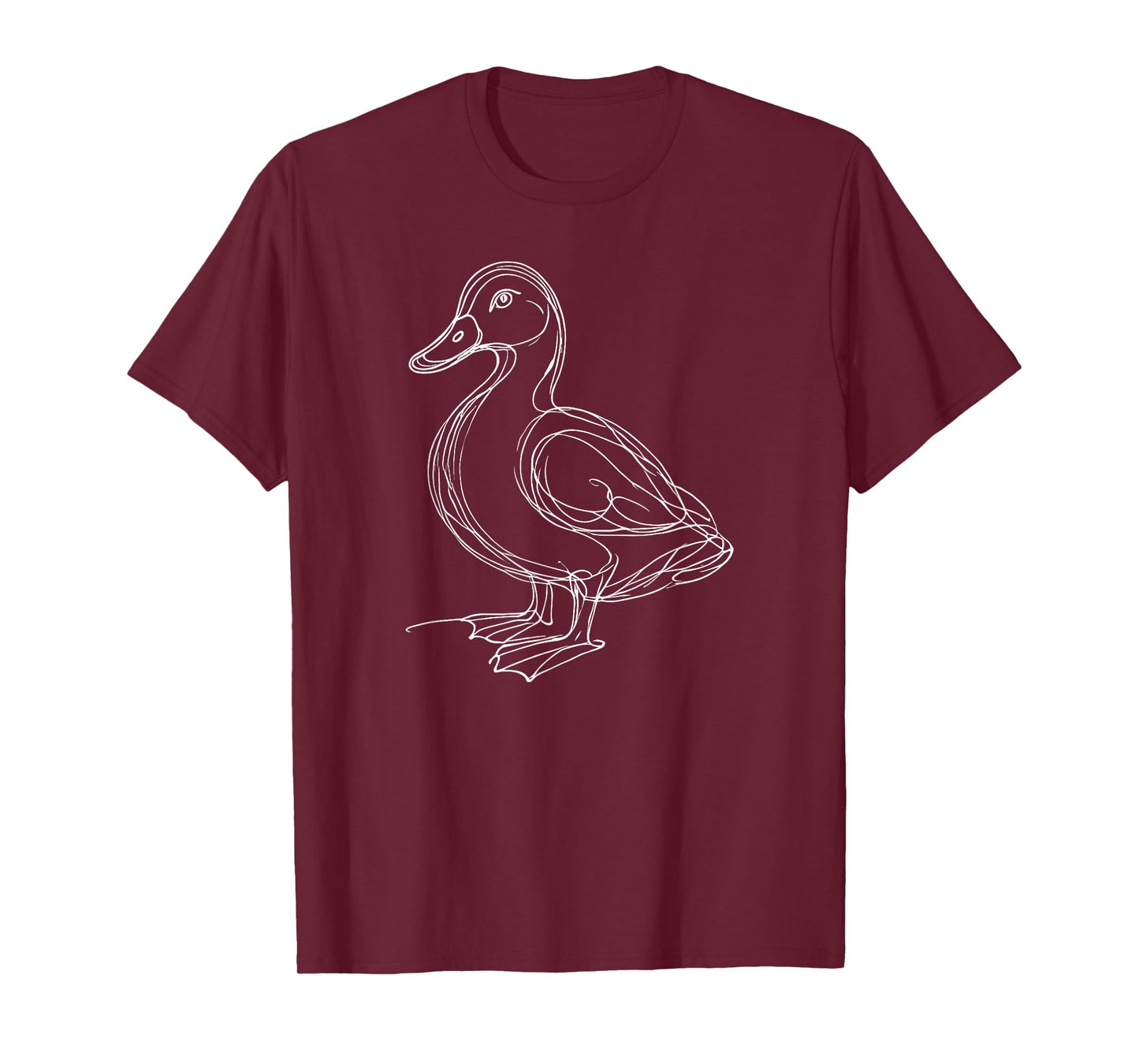 Line Art Duck Ducks T-Shirt