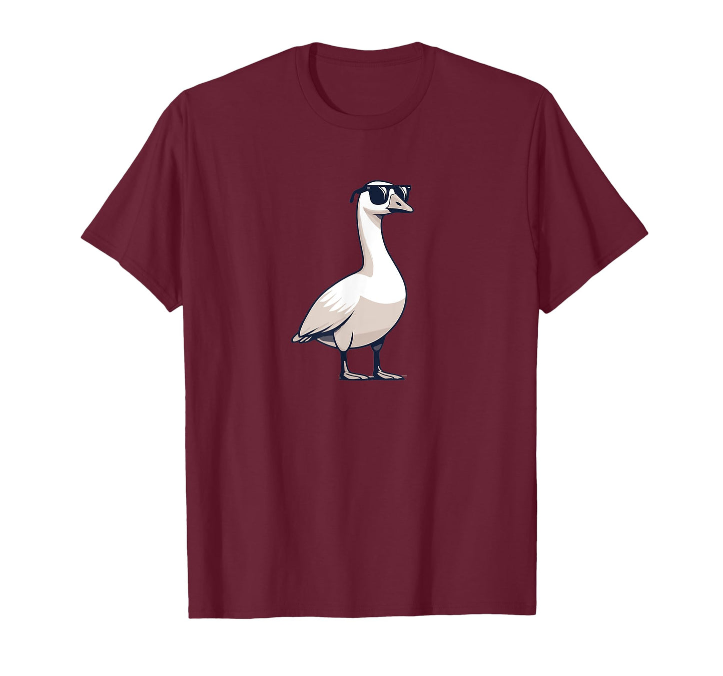 Goose With Sunglasses - Funny Bird Lake Pond Geese T-Shirt