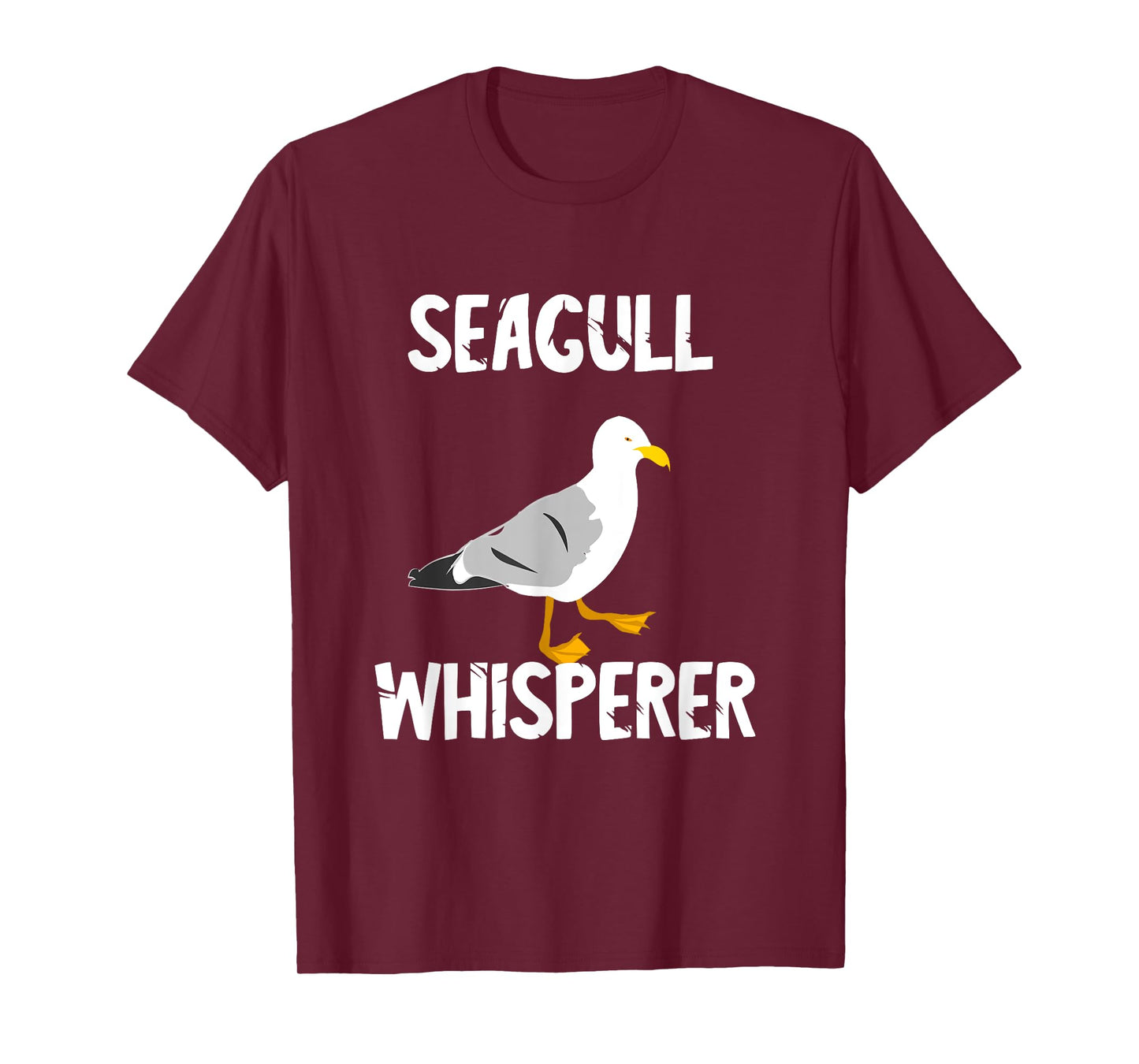 Seagulls Whisperer Seagull Harbour Birds Sea Bird T-Shirt