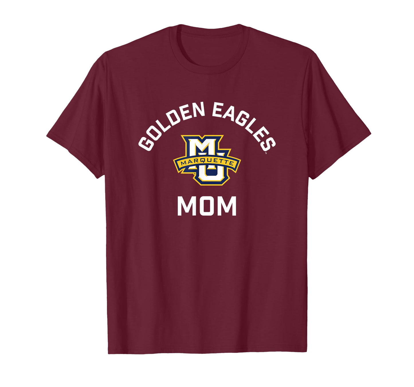 Marquette University Golden Eagles Arched Mom T-Shirt