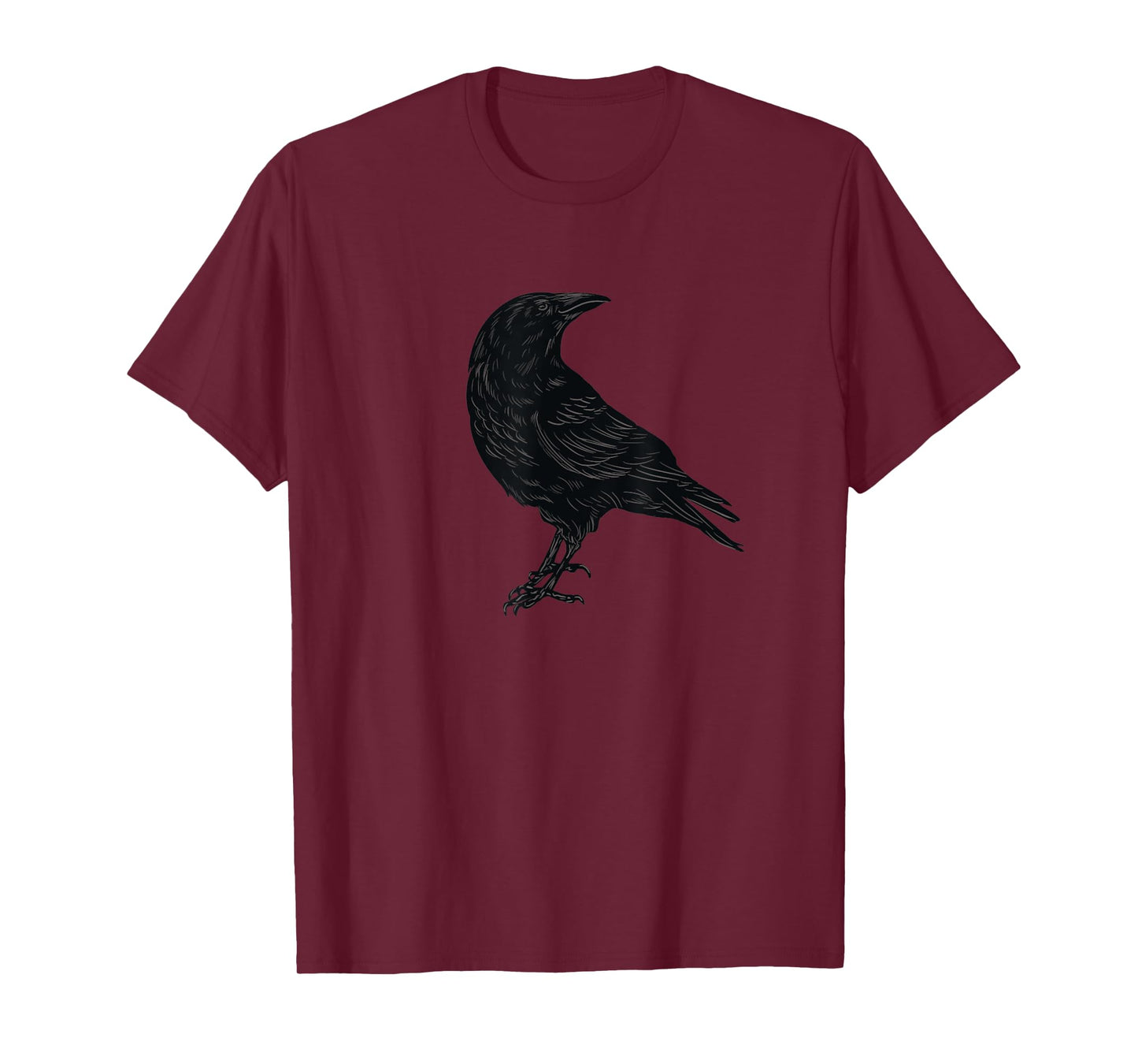 Crow Blackbird Raven Silhouette Bird T-Shirt