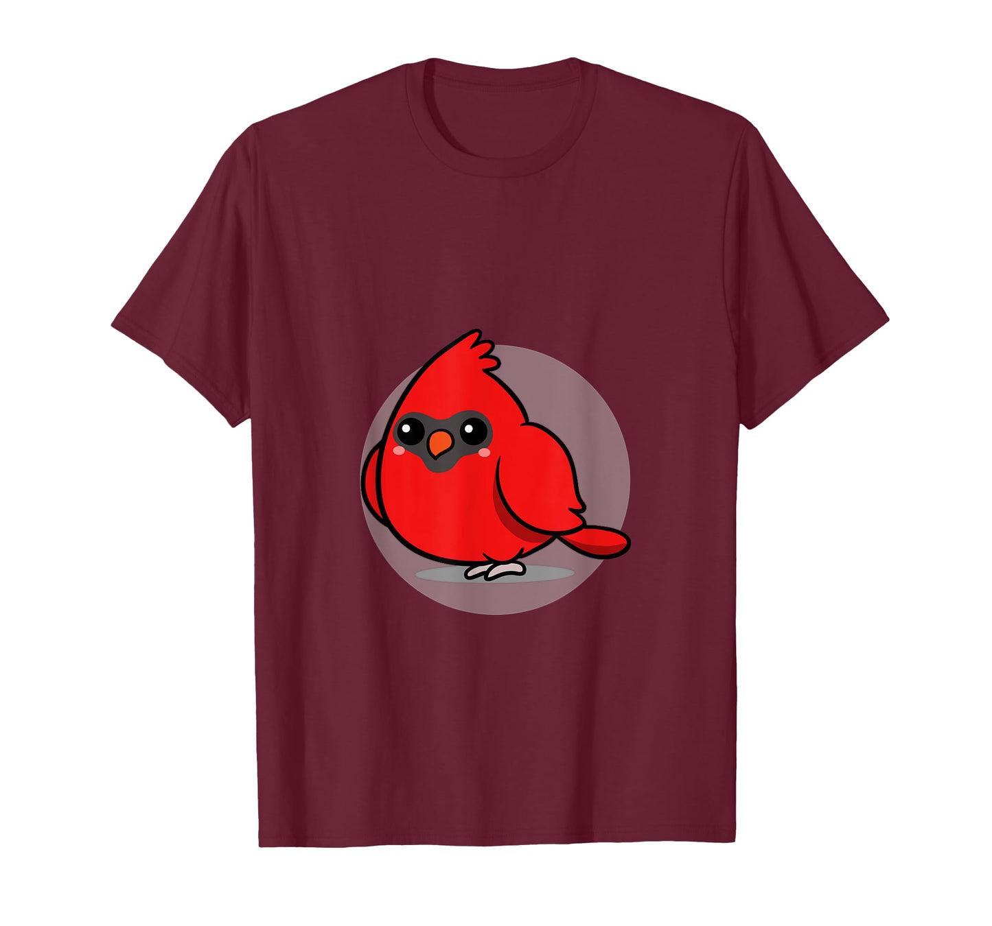 Cute Kawaii Aesthetic Northen Cardinal Bird T-Shirt