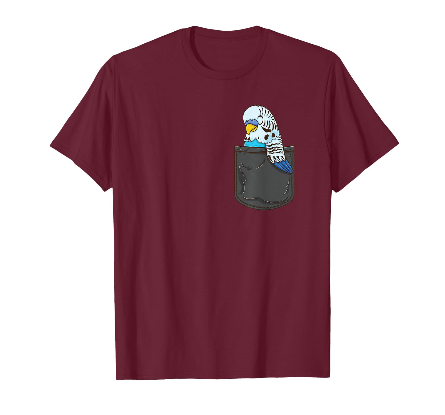 Budgie In Pocket Parakeet T-Shirt