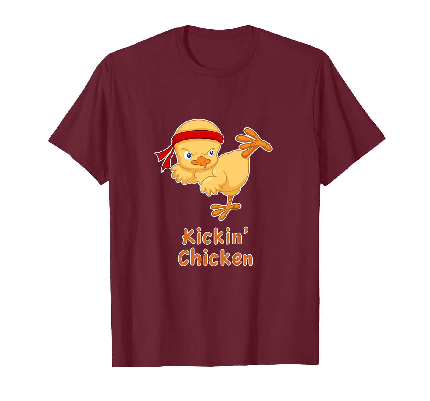 Funny Kids Karate Gift Youth Karate Kickin' Chicken T-Shirt