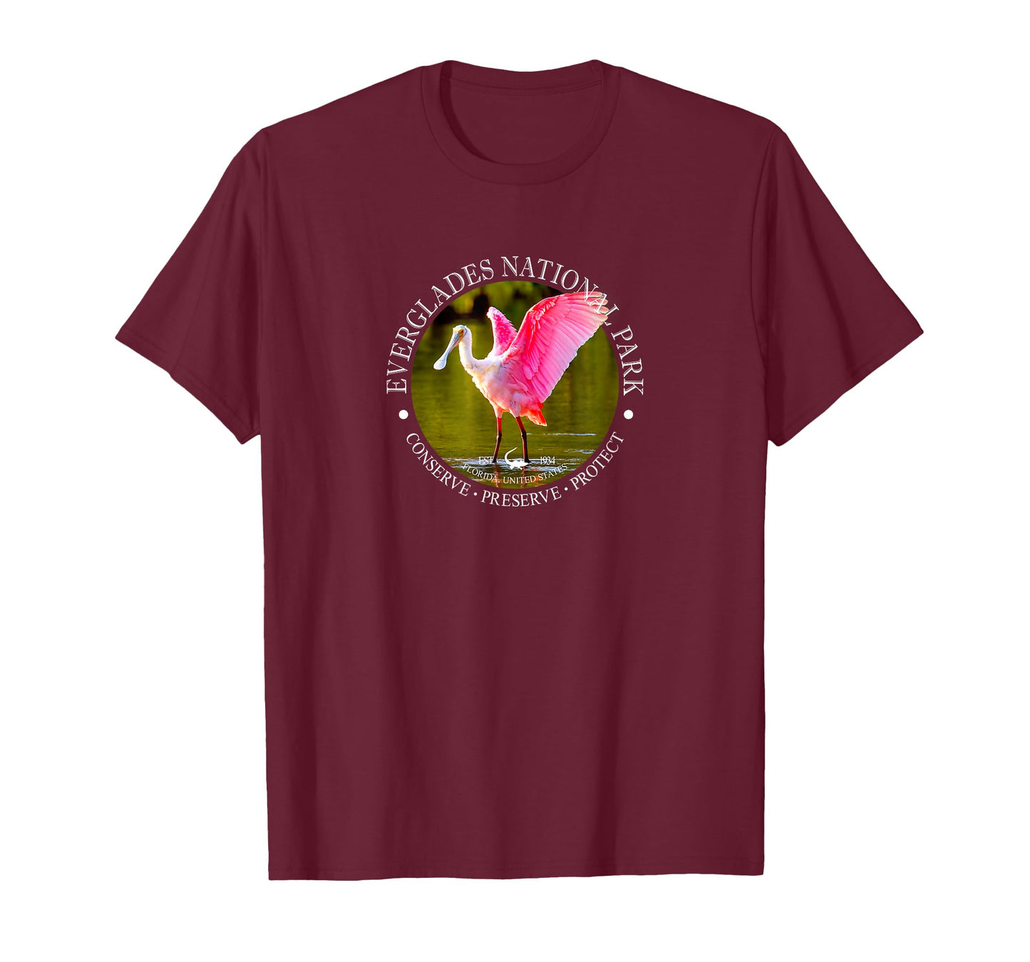 Everglades National Park Tee for Spoonbill Lovers T-Shirt