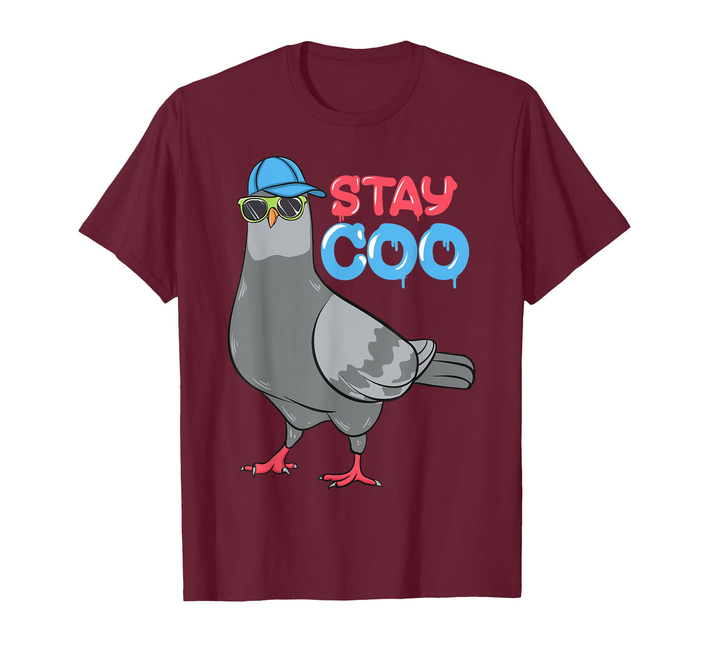 Bird Birding Pigeons Birds Cool Kids Funny Pigeon Stay Coo T-Shirt