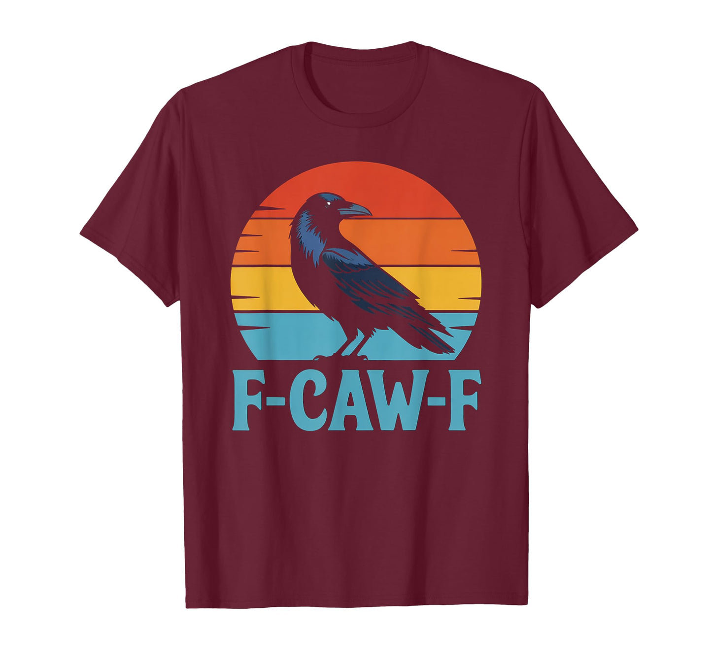 Retro Black Bird Crow Funny Crow Lover T-Shirt