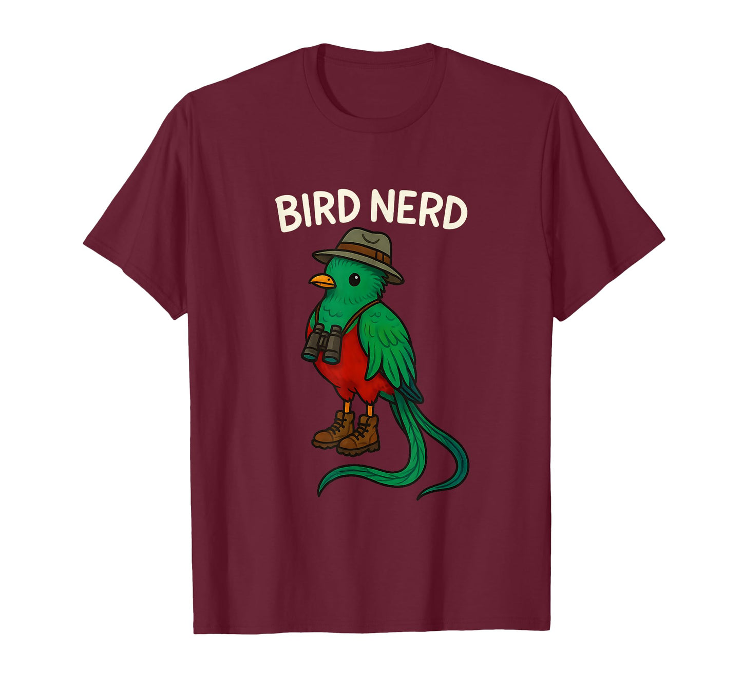 Resplendent Quetzal Birdwatcher BIRD NERD Funny Birding T-Shirt