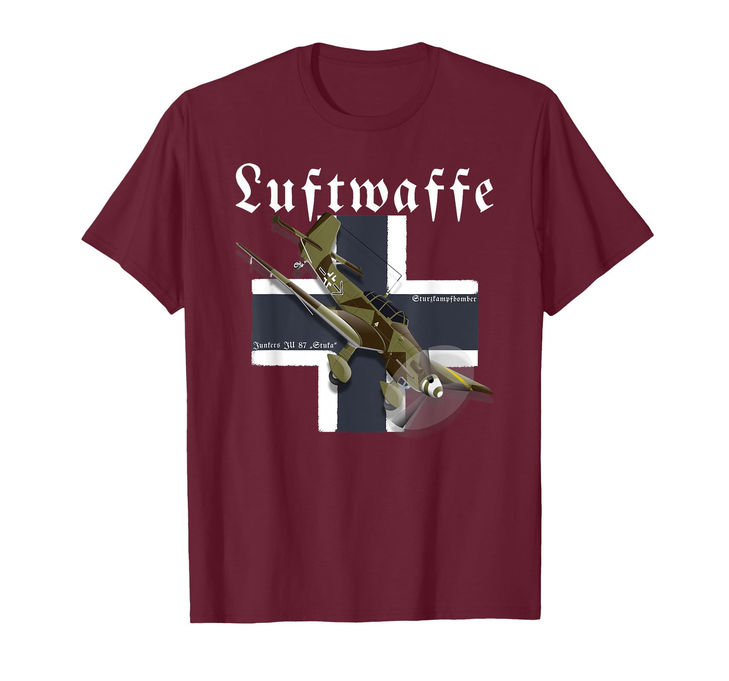 German Warbird I Junkers Ju 87 Stuka I WW2 Airplanes T-Shirt
