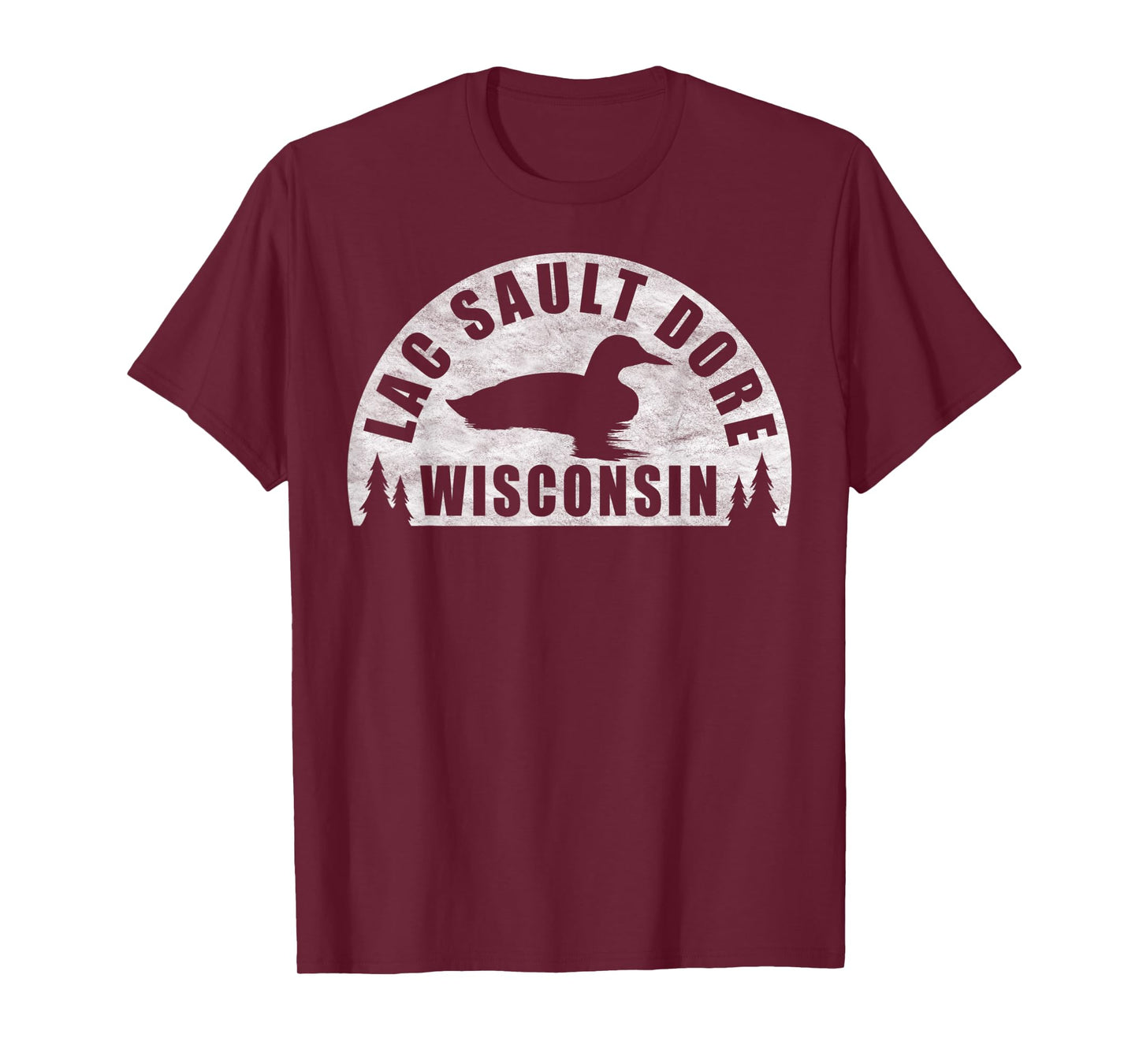 Lac Sault Dore Northern Wisconsin Loon T-Shirt