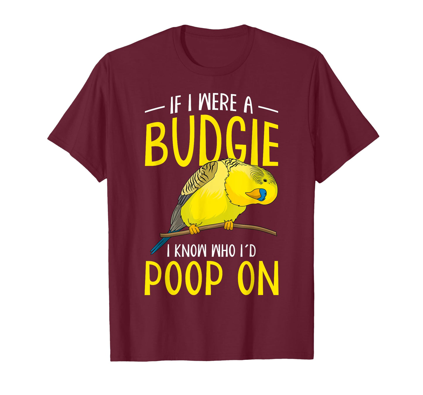 Budgie Lovers Parakeet Budgerigar Funny Women Men T-Shirt