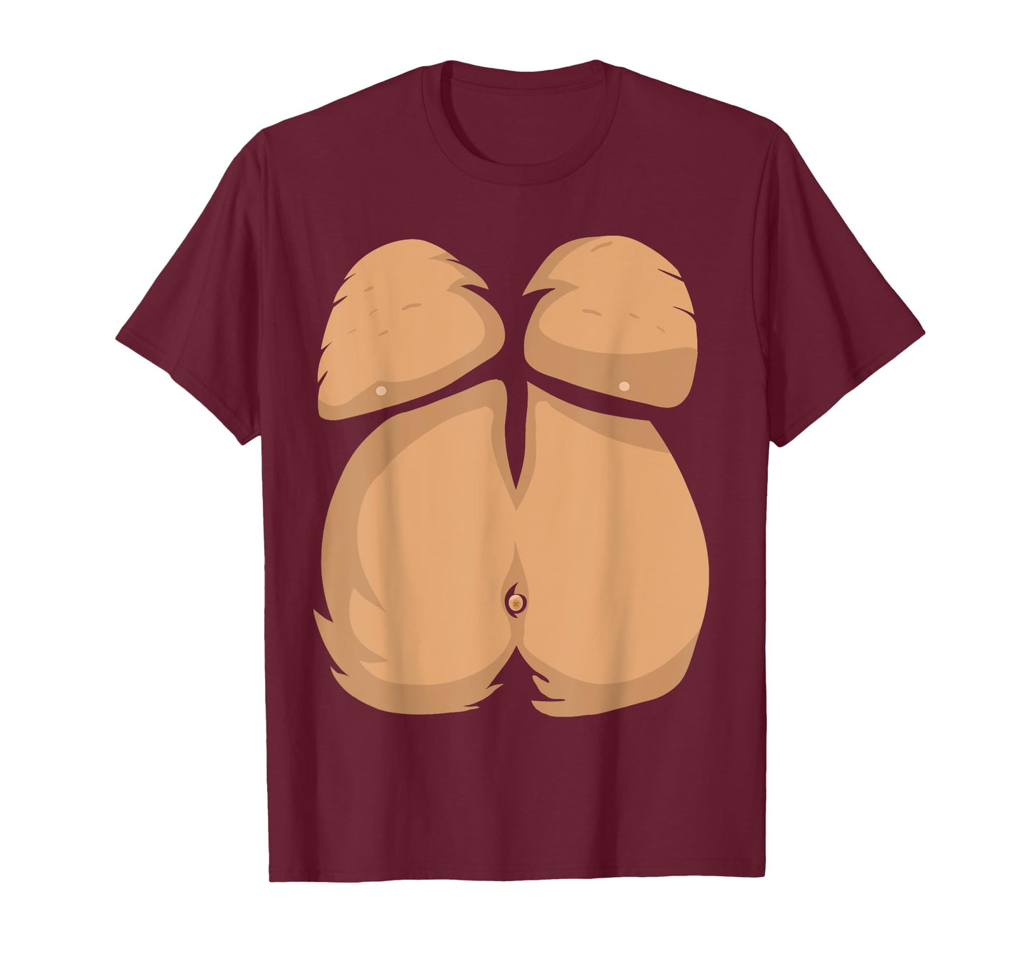Monkey Costume Easy Lazy Halloween For Boys Men T-Shirt