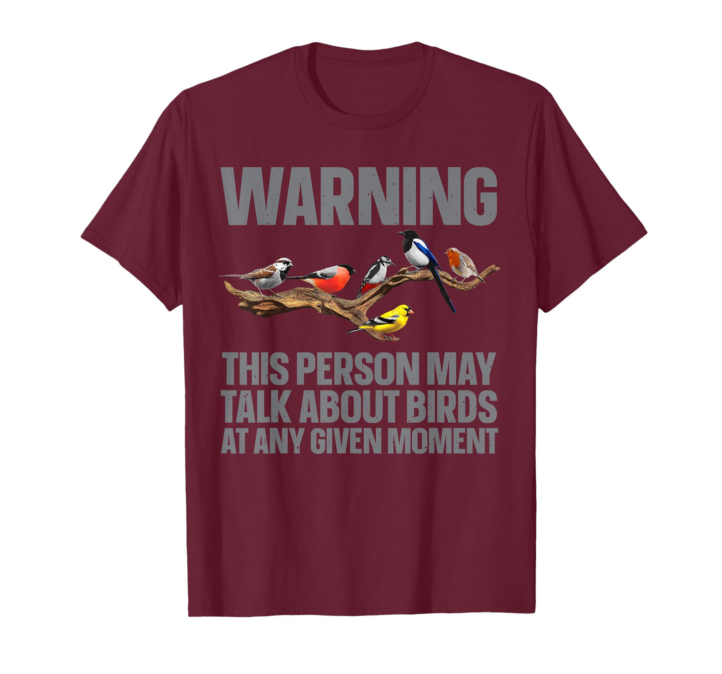 Funny Bird Watching Art For Men Women Bird Watcher Birding T-Shirt