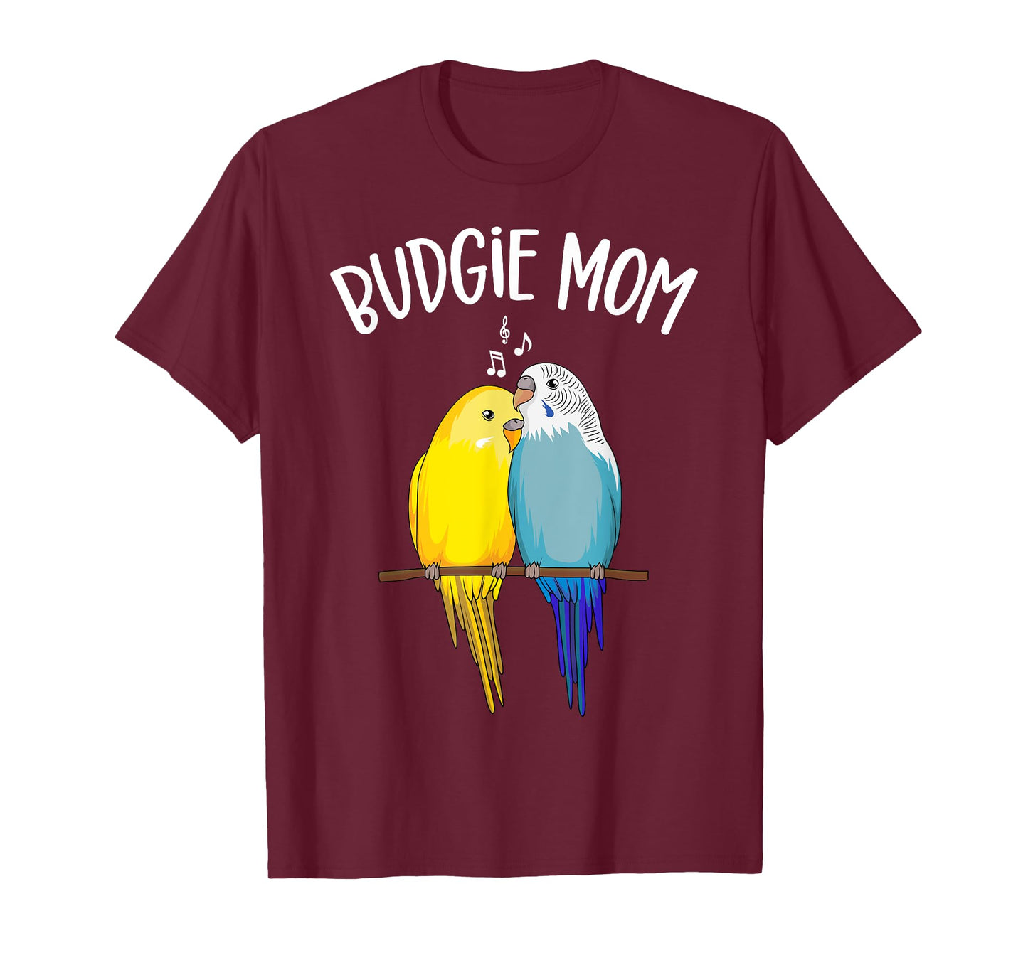 Budgie Mom Parakeet Budgerigar Funny Women T-Shirt