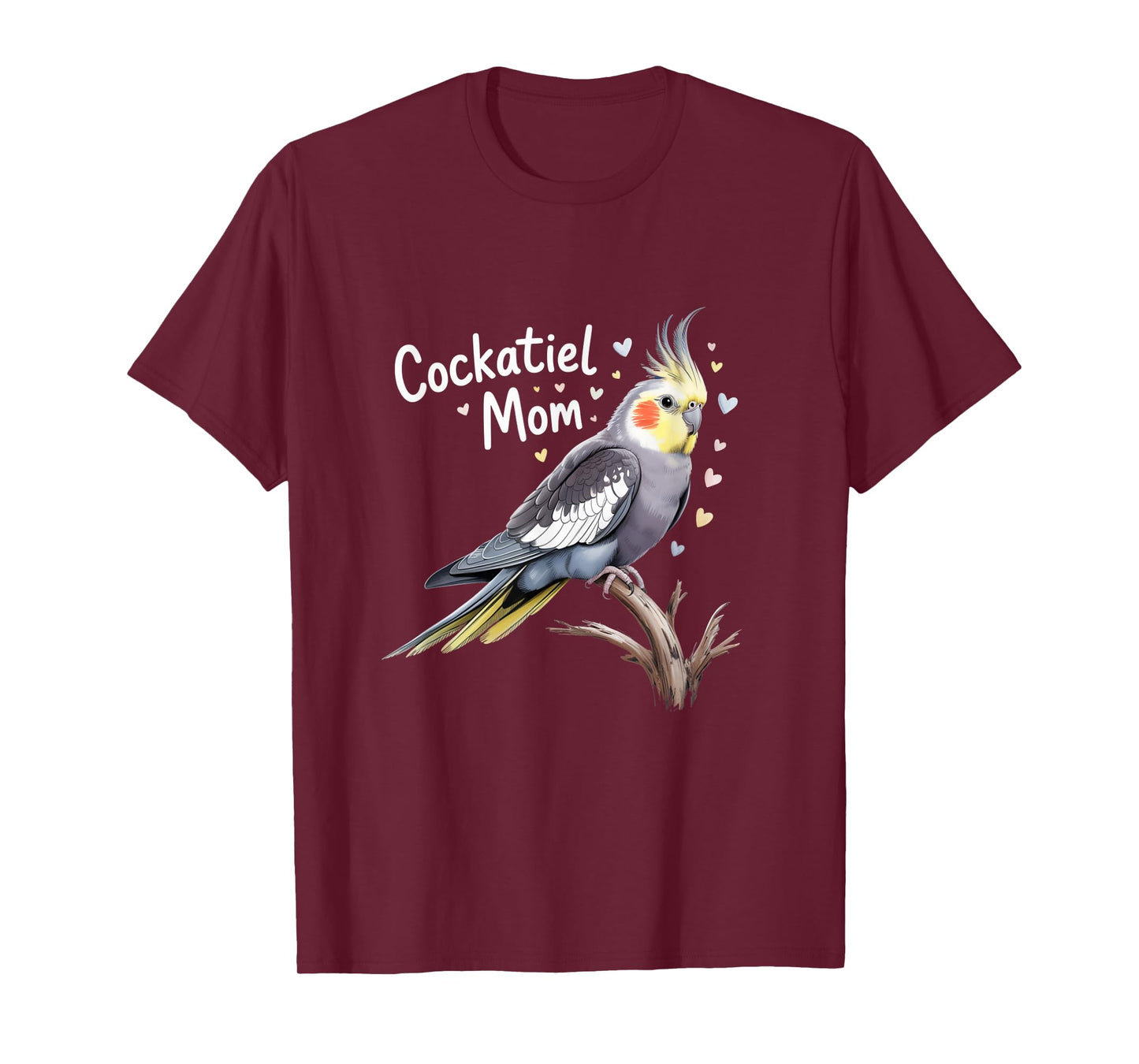 Cockatiel Mom Funny Bird Lover Women T-Shirt