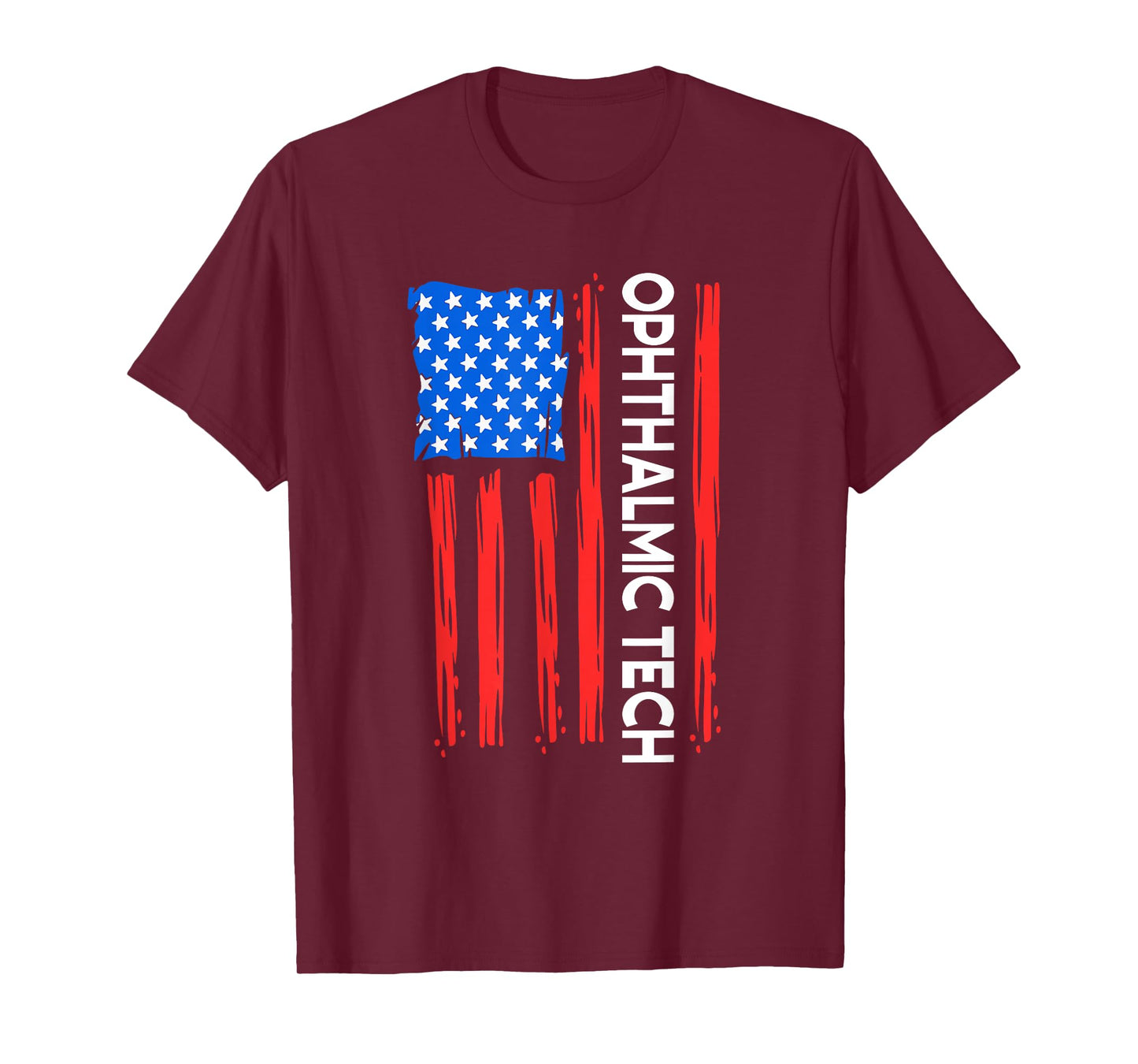 Patriotic Ophthalmic Technician Women Men T-Shirt