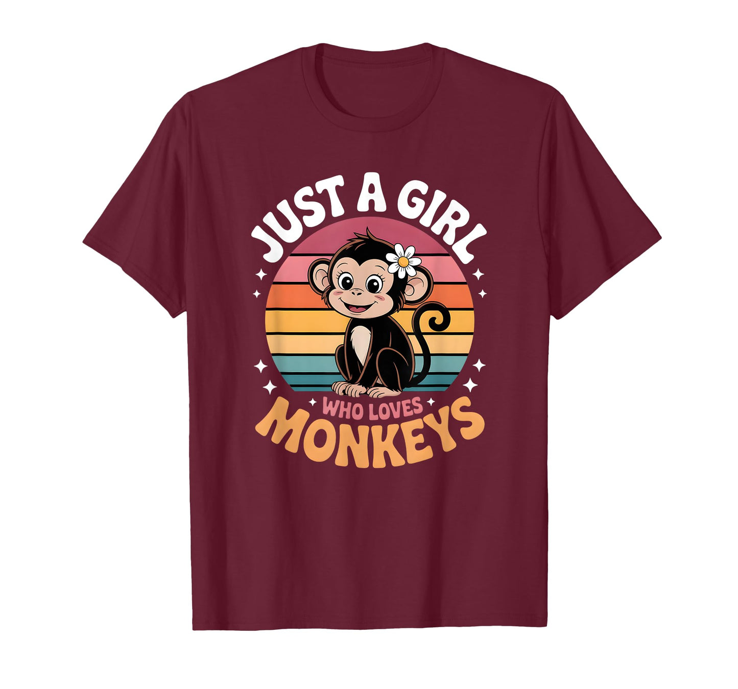 Girls Monkey T-Shirt