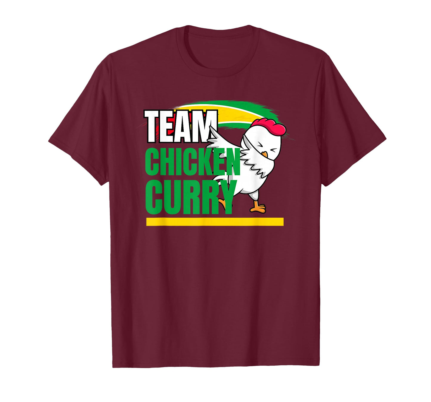 Caribbean Cricket Apparel - Guyana & Trinidad Patriotic Cricket T-Shirt - Black - Small - Short Sleeve - Unisex - Regular Fit - Cotton 65% Polyester 35%
