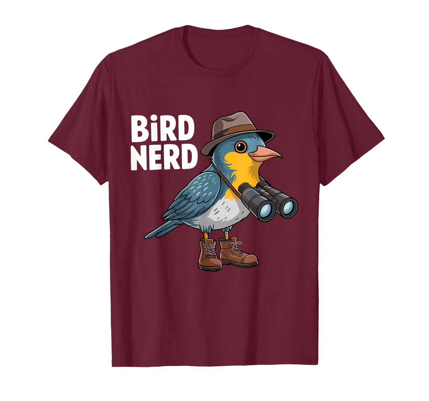Bird Nerd Funny Bird Watching Birding Bird Lover Watcher T-Shirt