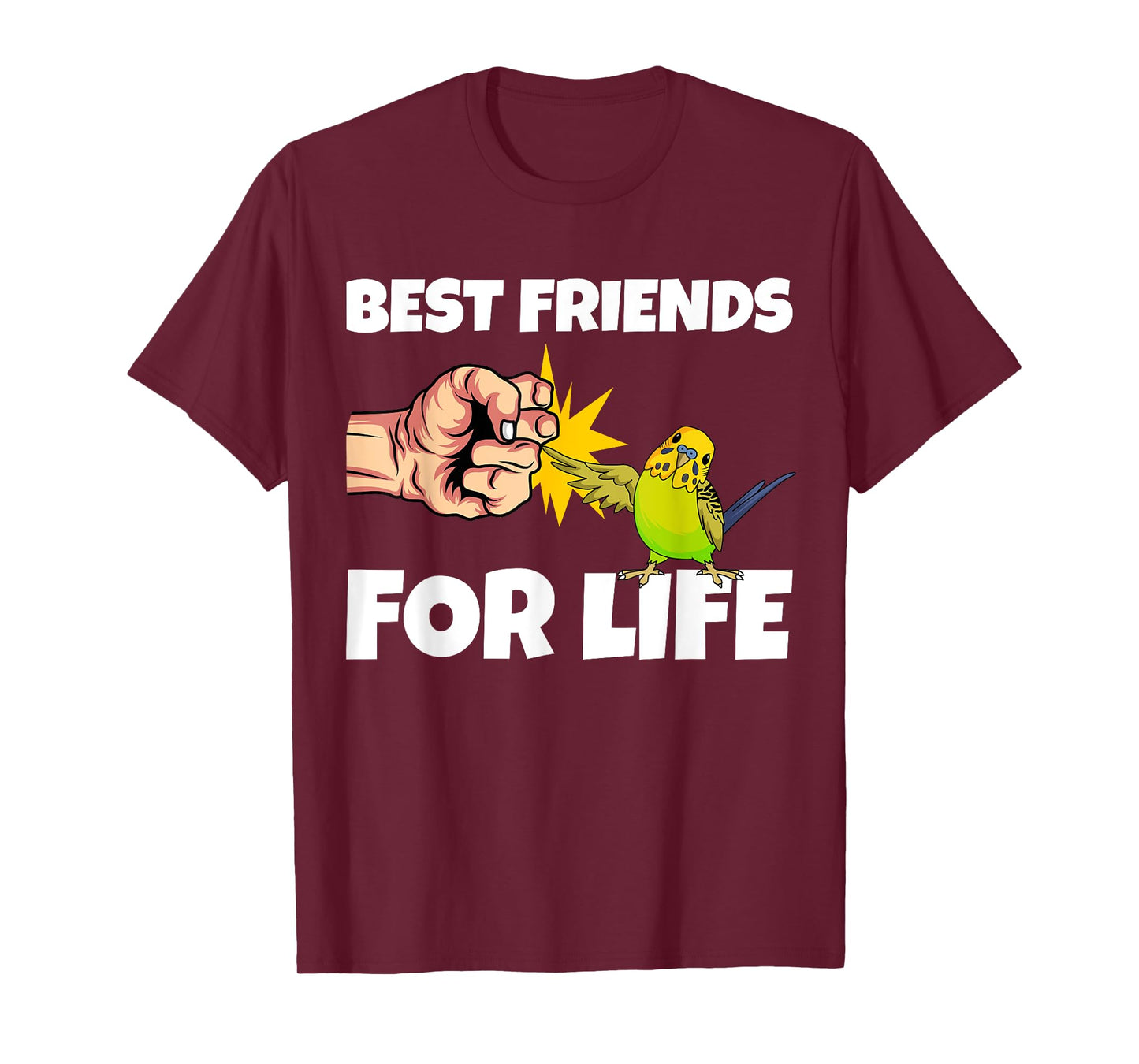 Budgie Best Friends for Life Parakeet Budgerigar Gift T-Shirt