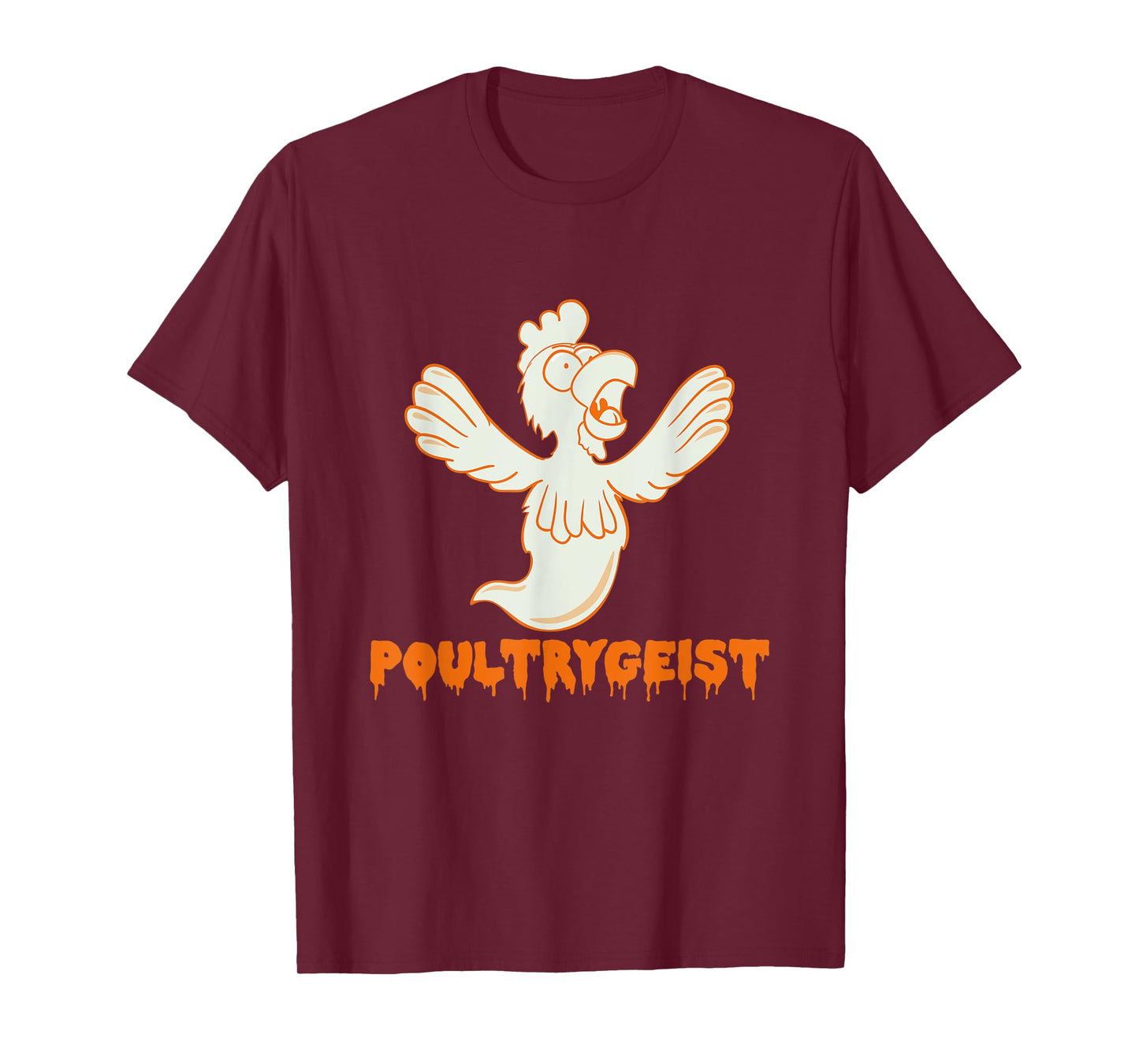Poultrygeist Funny Chicken Ghost Pun T-Shirt