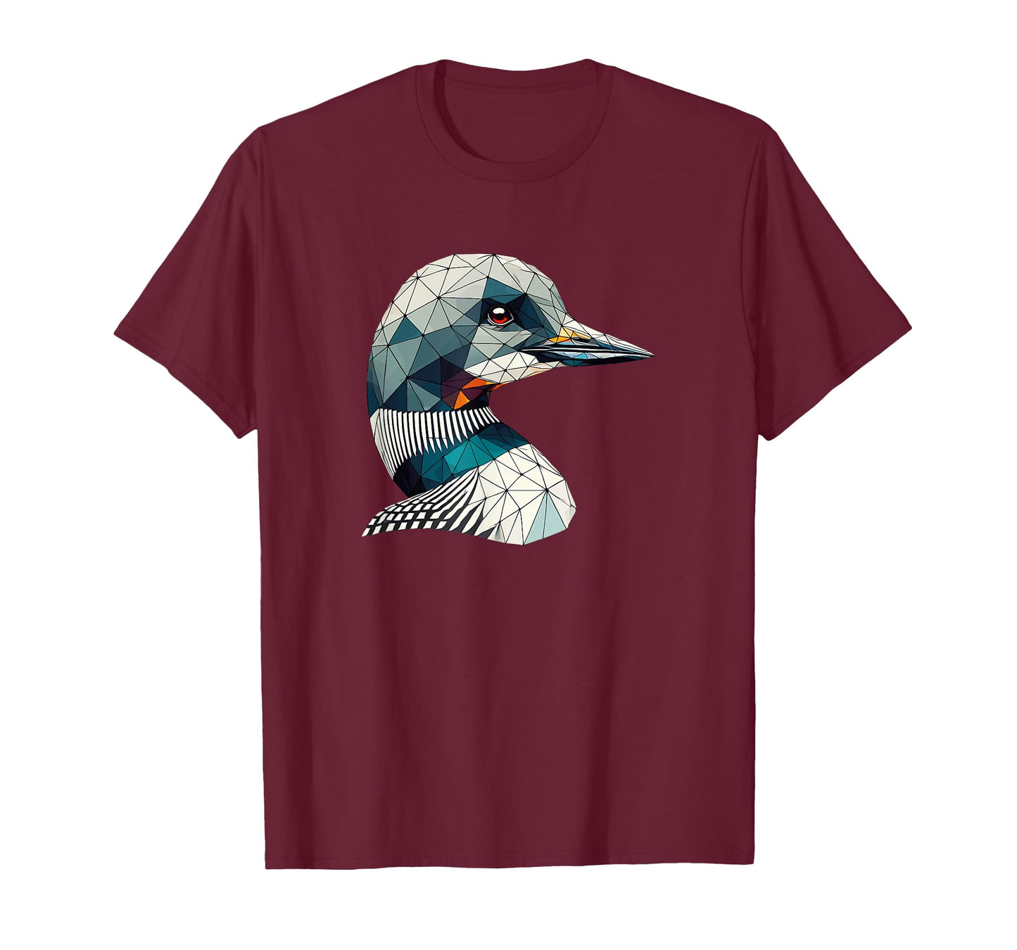 Geometric Art Common Loon T-Shirt