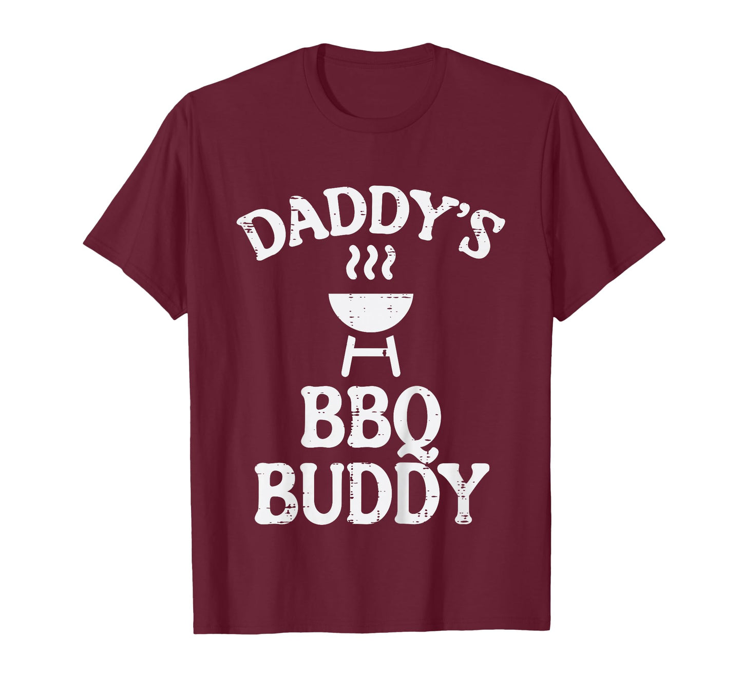 Kids Daddys Bbq Buddy Cute Barbecue Family Match Boys Girls Kids T-Shirt