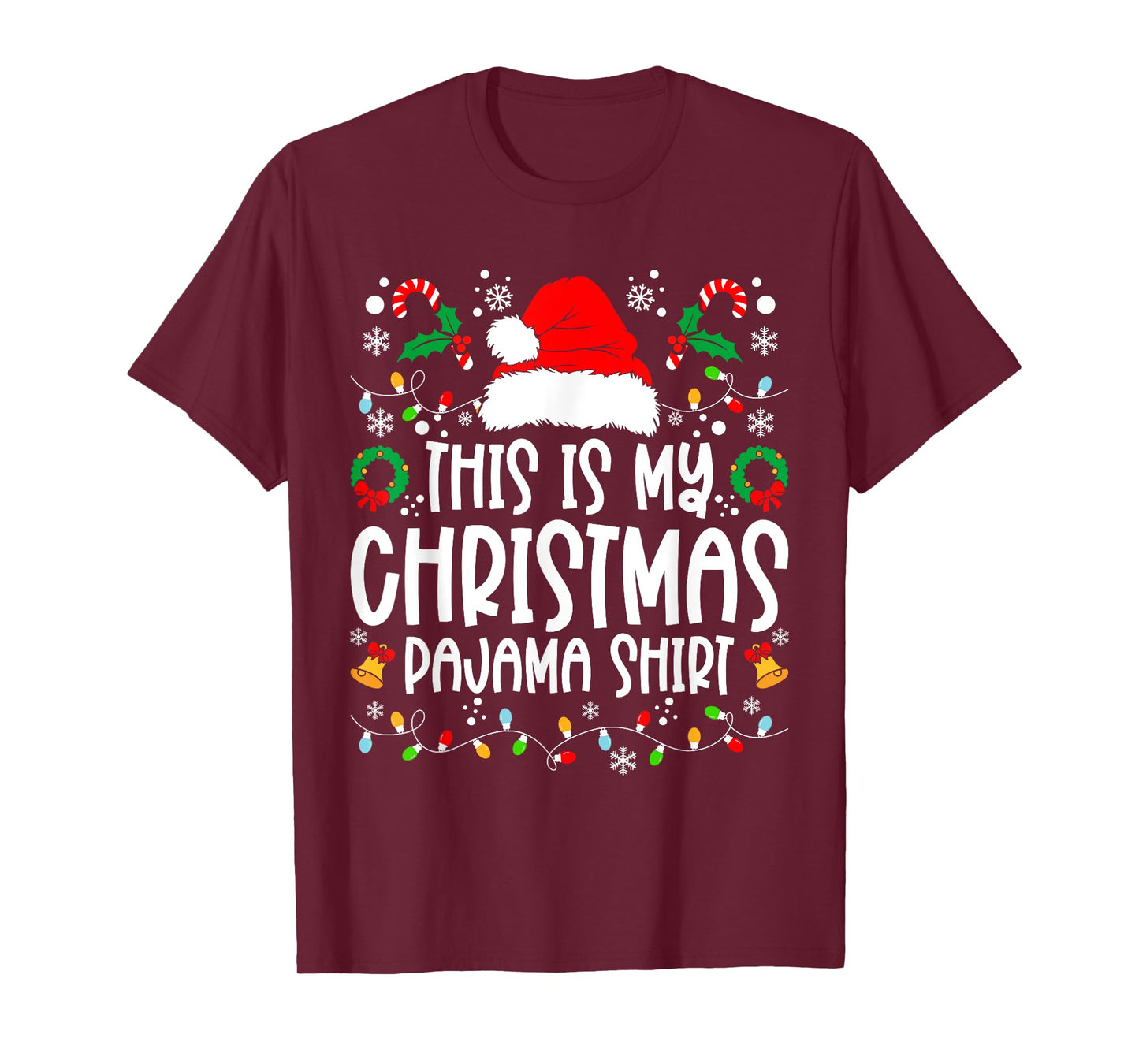 This Is My Christmas Pajama Shirt Family Matching Christmas T-Shirt