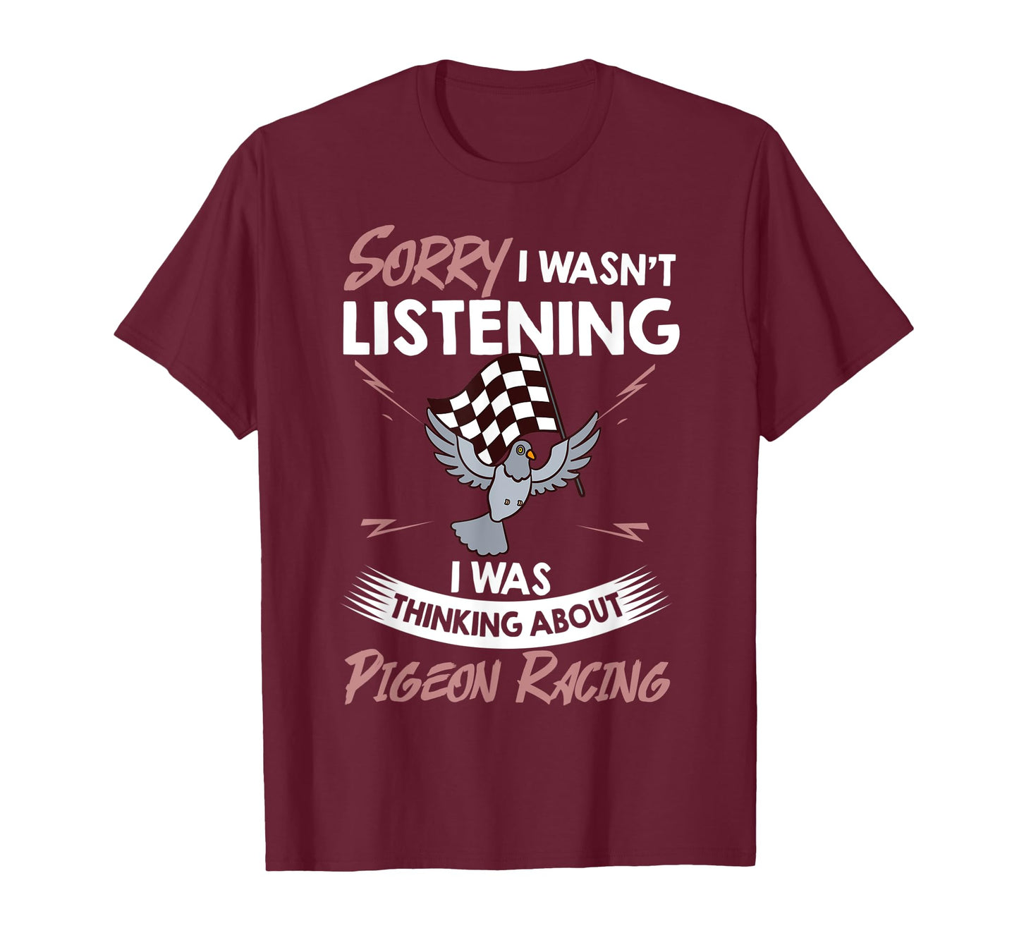 Pigeon Racing Trainer Bird Keeping Fancier Clock T-Shirt