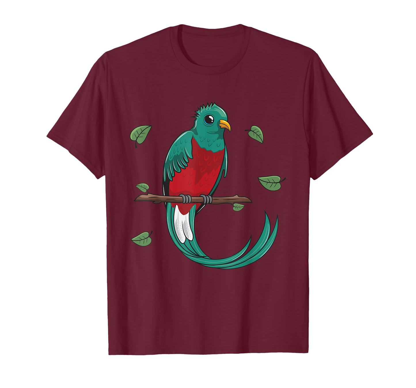Cartoon Quetzal Bird I Kids I Parrot I Children Bird T-Shirt