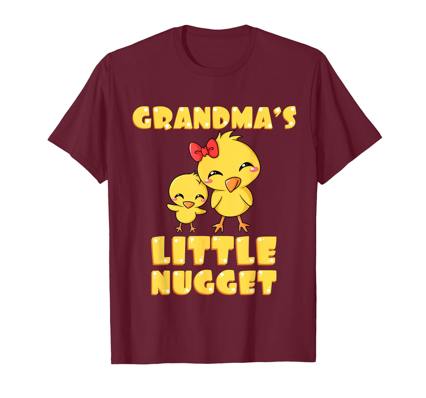 Grandma's Little Nugget Chicken Lover Grandma Mother's Day T-Shirt