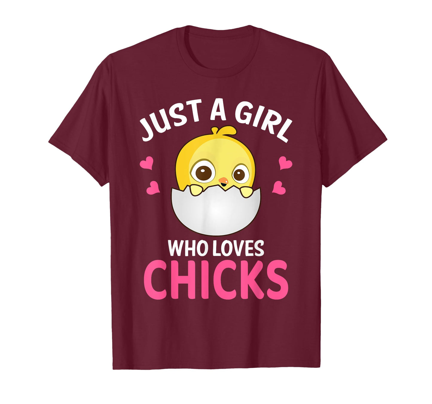 Just A Girl Who Loves Chicks I Cute Chicken I Kids Chick T-Shirt