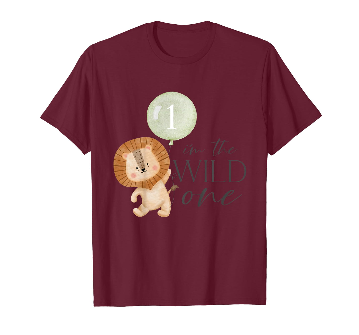 Kids I'm The Wild One Matching Family 1st Birthday Lion Boy Girl T-Shirt